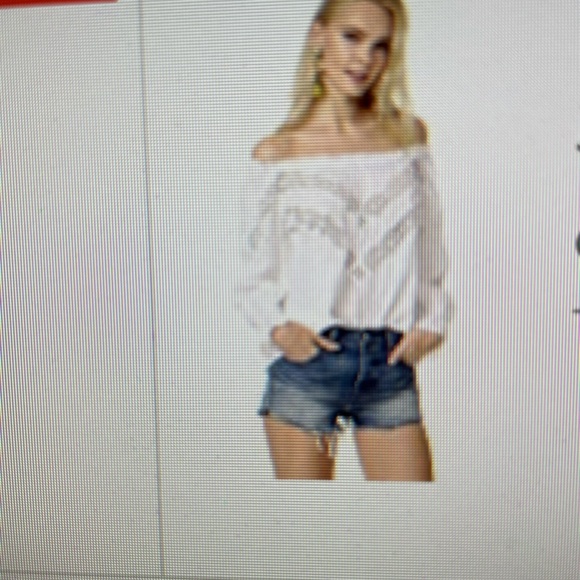 Temptation Positano off shoulder top M - Picture 3 of 10